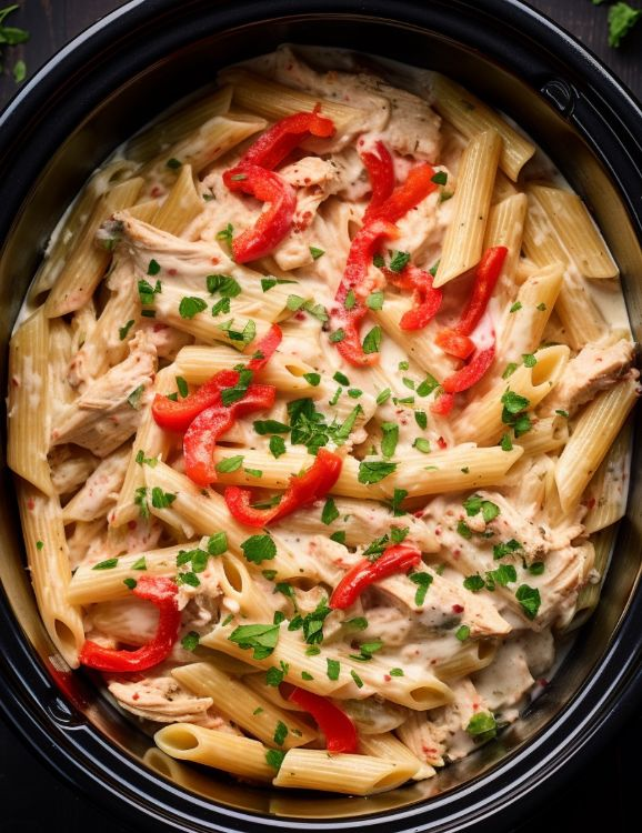 Slow Cooker Creamy Ranch Chicken: – My Healthy Oasis